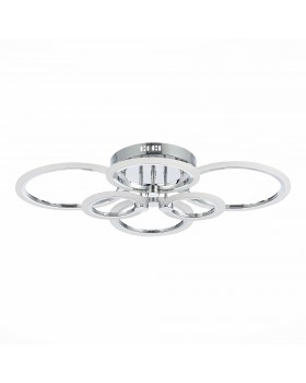 SLE500512-06 Светильник потолочный Хром/Белый LED 1*132W 3000-6000K CERINA-foto4