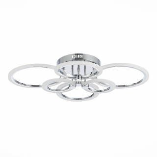 SLE500512-06 Светильник потолочный Хром/Белый LED 1*132W 3000-6000K CERINA-foto4