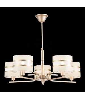 SLE300203-05 Светильник подвесной Шампань/Белый, Золотистый E14 5*40W ALMESE-foto4