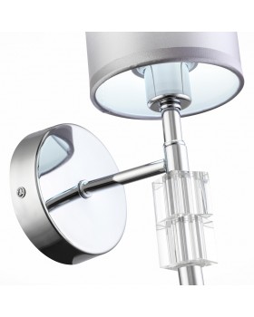 SLE156001-01 Бра Хром/Серый E14 1*40W EMMI-foto3