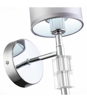 SLE156001-01 Бра Хром/Серый E14 1*40W EMMI-foto3