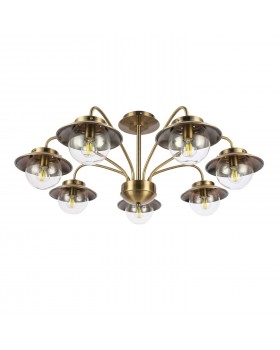 SLE110102-07 Люстра потолочная Античная бронза/Прозрачный E14 7*40W GARONNI-foto2