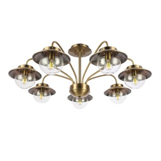SLE110102-07 Люстра потолочная Античная бронза/Прозрачный E14 7*40W GARONNI-foto2