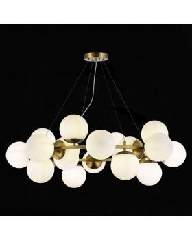 SLE1191-203-20 Люстра подвесная Золотистый/Белый E27 20*60W FRATTA-foto5