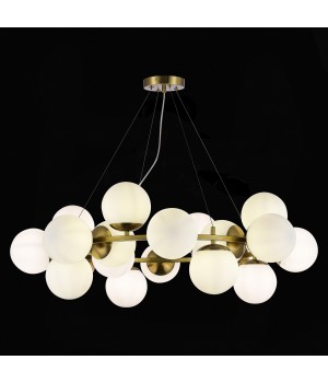 SLE1191-203-20 Люстра подвесная Золотистый/Белый E27 20*60W FRATTA-foto5