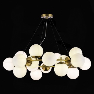 SLE1191-203-20 Люстра подвесная Золотистый/Белый E27 20*60W FRATTA-foto5