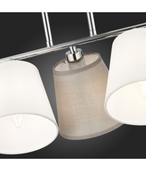 SLE300402-03 Люстра потолочная хром/белый, серый E14 3*40W PRATO-foto9