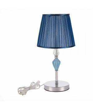 SLE1116-104-01 Прикроватная лампа Хром/Голубой E14 1*40W BALNEA-foto2