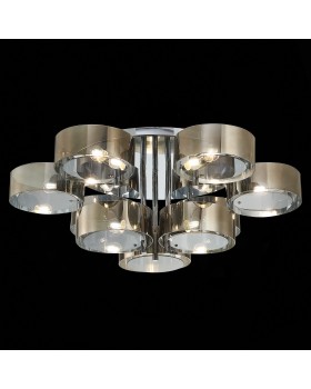 SL483.702.09 Светильник потолочный Хром/Дымчатый E27 9*40W FORESTA-foto11