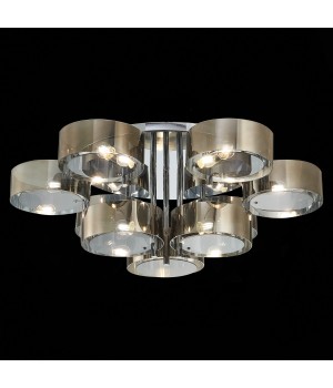 SL483.702.09 Светильник потолочный Хром/Дымчатый E27 9*40W FORESTA-foto11