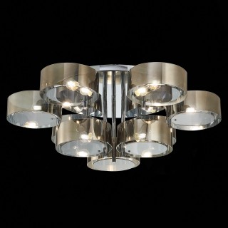 SL483.702.09 Светильник потолочный Хром/Дымчатый E27 9*40W FORESTA-foto11