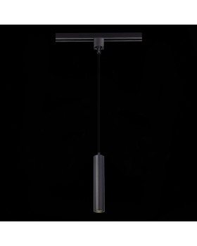 ST151.406.01 Светильник трековый Черный GU10 1*50W IP20 D54xH290 220V Без ламп Однофазная трековая система-foto3