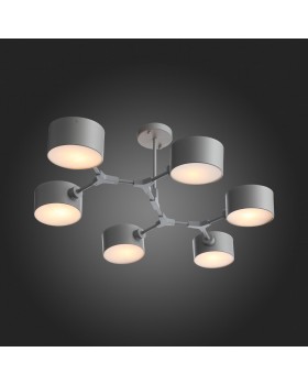 SLE183702-06 Люстра потолочная Серый/Серый E14 6*60W GIMENTO-foto8