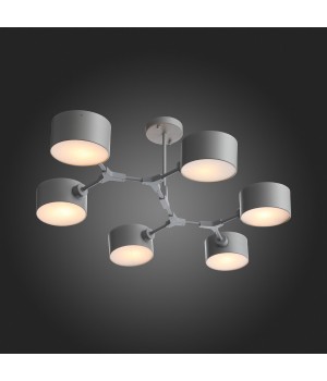 SLE183702-06 Люстра потолочная Серый/Серый E14 6*60W GIMENTO-foto8