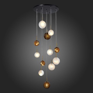 SL1183.543.12 Светильник подвесной ST-Luce Латунь/Черный, Белый G4 12*5W Foligno-foto5