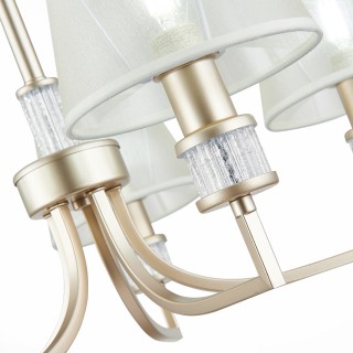 SLE107503-05 Люстра подвесная Золотистый/Шампань E14 5*40W MANILA-foto3