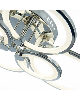 SLE200312-06 Светильник потолочный Хром/Белый LED 1*168W 3000-6000K LETO-foto6