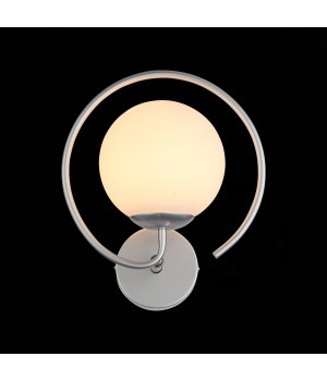 SL418.101.01 Бра Серебристый/Белый E27 1*60W GALIO-foto5