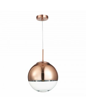 SLE114623-01 Люстра подвесная Медный/Медный, Прозрачный E27 1*60W Boffi-foto2