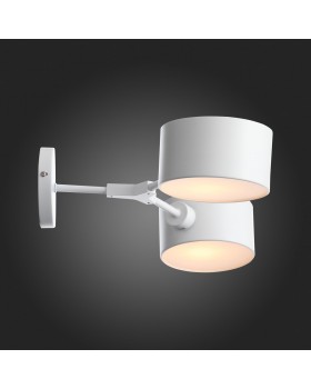 SLE183501-02 Светильник настенный Белый/Белый E14 2*60W GIMENTO-foto9