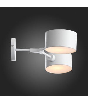 SLE183501-02 Светильник настенный Белый/Белый E14 2*60W GIMENTO-foto9