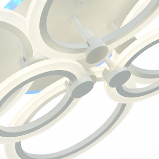 SLE500552-06RGB Светильник потолочный Белый/Белый LED 1*132W RGB 8W 3000-6000K CERINA-foto6