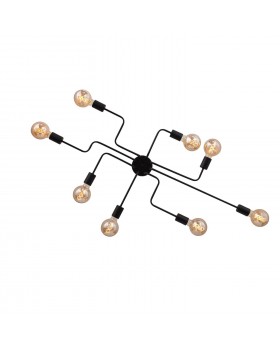 SL419.442.08 Люстра потолочная Черный E27 8*60W ANO-foto15