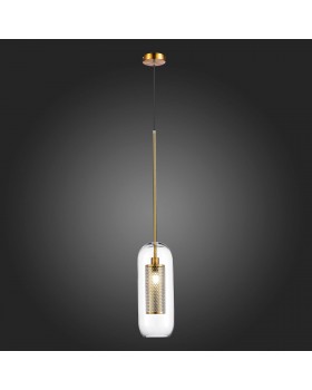 SL1048.303.01 Подвес ST-Luce Латунь/Прозрачный E14 1*40W GERRIT-foto5