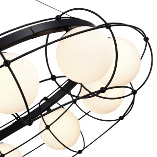 SL1189.403.10 Люстра подвесная ST-Luce Черный/Опал G9 10*5W BEATA-foto3