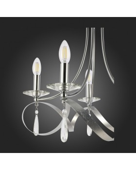 SLE120203-05 Светильник подвесной Хром E14 5*40W FILATTA-foto9