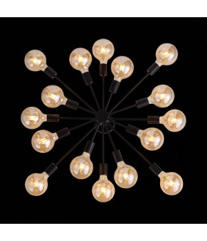 SL419.402.16 Люстра потолочная Черный E27 16*60W ANO-foto4