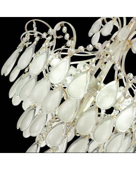 SLE160302-06 Светильник потолочный Золотистый/Белый матовый E14 6*60W MAGONZA-foto11