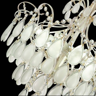 SLE160302-06 Светильник потолочный Золотистый/Белый матовый E14 6*60W MAGONZA-foto11