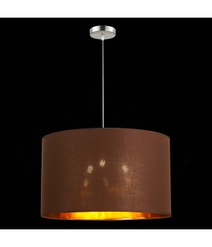SLE300593-03 Светильник подвесной Никель/Золотистый, Коричневый E27 3*40W BRESCIA-foto4
