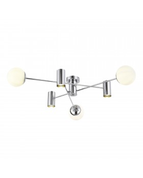 SLE1105-102-06 Светильник потолочный Хром/Белый GU10+E27 3+3*5+60W RAITO-foto2