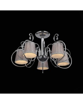 SL177.102.05 Люстра потолочная Хром/Серебристый E14 5*40W AZZURRO-foto8