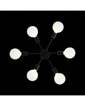 SL419.402.06 Люстра потолочная Черный E27 6*60W ANO-foto12