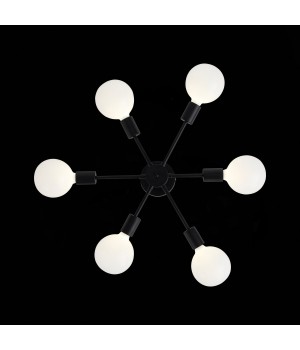 SL419.402.06 Люстра потолочная Черный E27 6*60W ANO-foto12