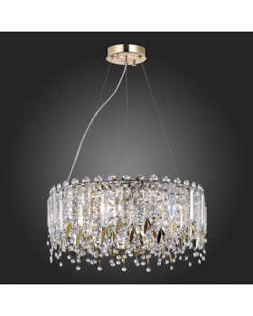 SL1655.203.06 Люстра подвесная ST-Luce Золотистый/Прозрачный E14 6*40W DESIO-foto6