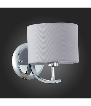 SLE105301-01 Светильник настенный Хром/Серый E14 1*40W LINDA-foto6