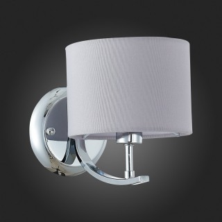 SLE105301-01 Светильник настенный Хром/Серый E14 1*40W LINDA-foto6