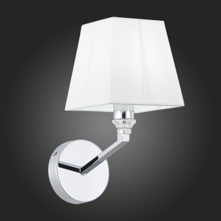 SLE107601-01 Светильник настенный Хром/Белый E14 1*40W GRINDA-foto5