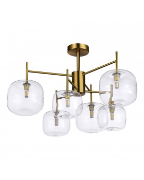 SL1049.302.06 Люстра потолочная ST-Luce Латунь/Прозрачный G9 6*5W FINN-foto2