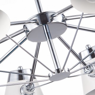 SLE155802-08 Люстра потолочная Хром/Белый E14 8*40W VARIO-foto12