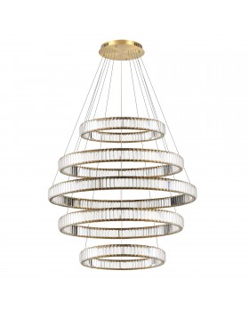 SL1622.303.05 Люстра подвесная ST-Luce Латунь/Прозрачный LED 1*255W 4000K TIVOLI-foto2