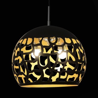 SL278.403.02 Светильник подвесной ST-Luce Черный/Черный, Золото E27 2*60W ANZI-foto3