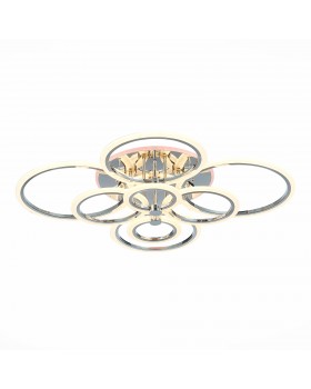 SLE500512-08RGB Светильник потолочный Хром/Белый LED 1*212W RGB 15W 3000-6000K CERINA-foto2