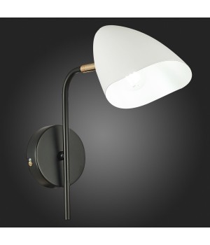 SLE103601-01 Бра Черный, Золотой/Белый E14 1*40W SATTA-foto5