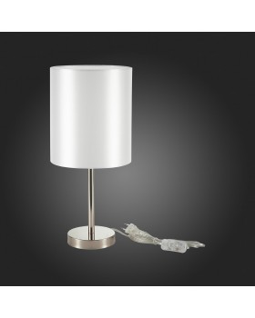 SLE107304-01 Прикроватная лампа Никель/Белый E14 1*40W NOIA-foto6