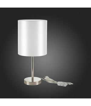 SLE107304-01 Прикроватная лампа Никель/Белый E14 1*40W NOIA-foto6
